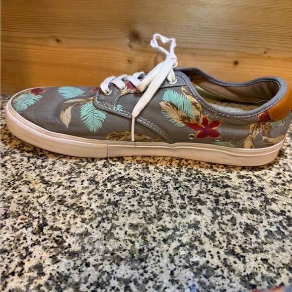 Vans Men’s Size 13 Island Vibes Gray Canvas Sneakers - Picture 9 of 13